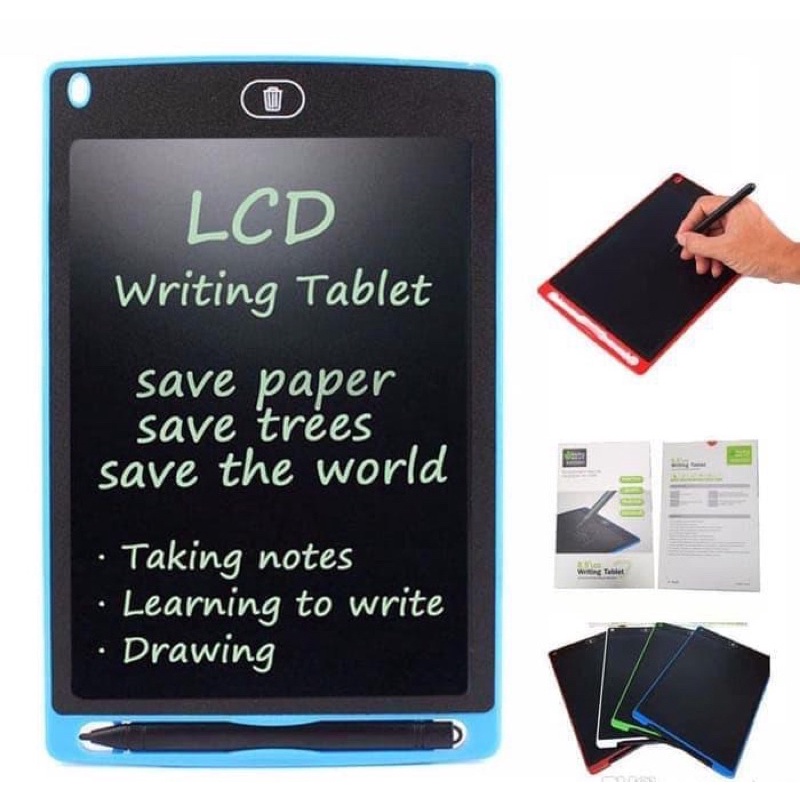 Mainan Tab LCD Writing Drawing Tablet Papan Tulis Gambar LCD