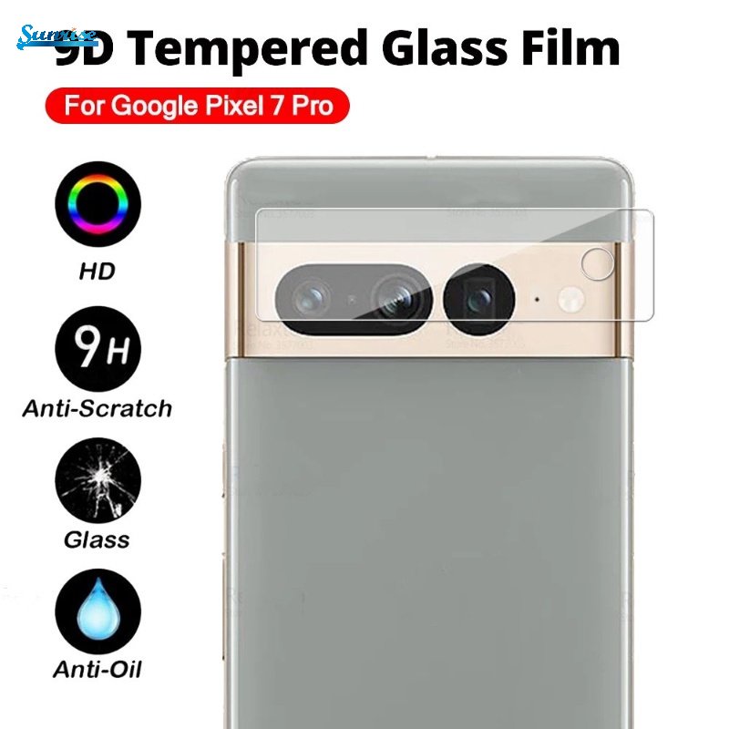 1pc HD Film Pelindung Kamera Belakang Tanpa Gelembung Pelindung Layar Lensa Tempered Glass Anti Gores Untuk Google Pixel7Per7 Pro