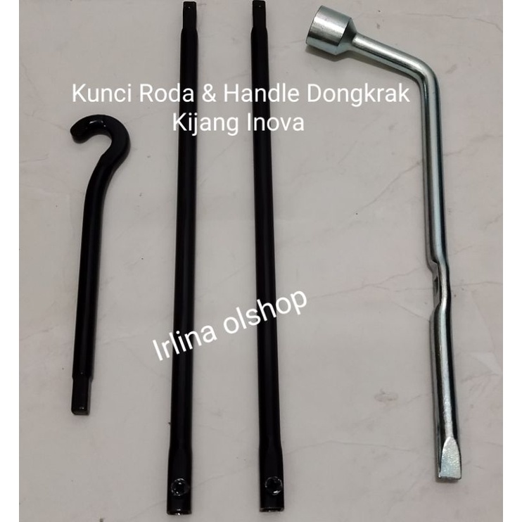 Paket kijang inova Kunci Roda &amp; Handle pemutar dongkrak/Pelepas ban serep