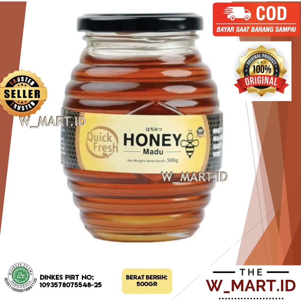 

QUICK FRESH HONEY MADU 500 GR JAR