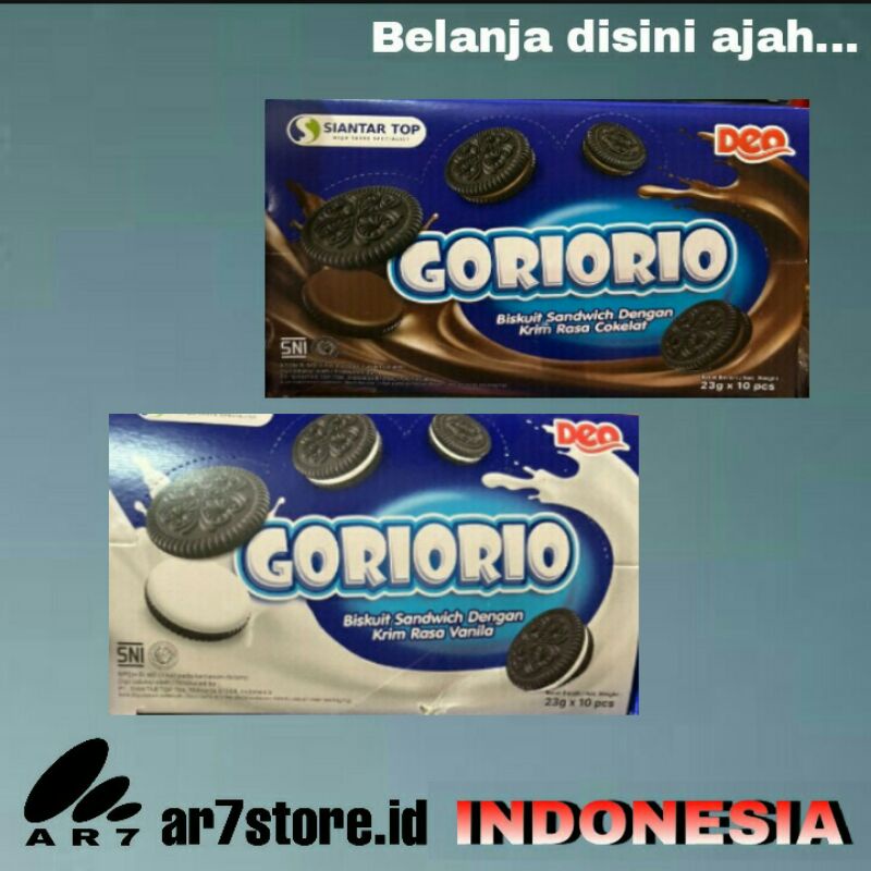 

GORIORIO 1 pack isi 10 x 38gr