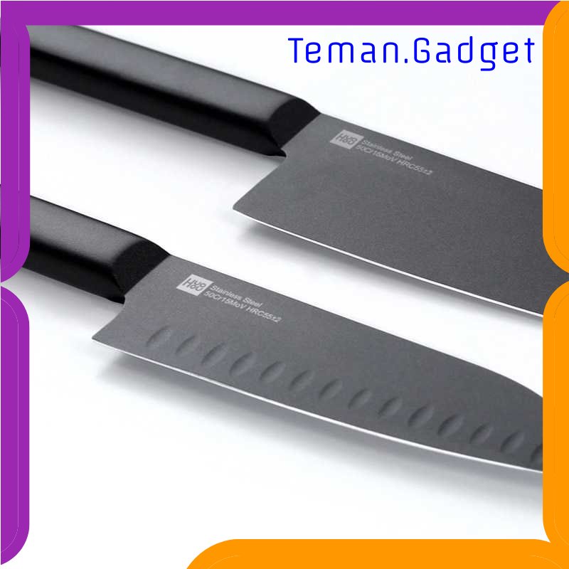 TD - DPR Huohou Pisau Dapur Kitchen Knife 2 PCS - HU0015