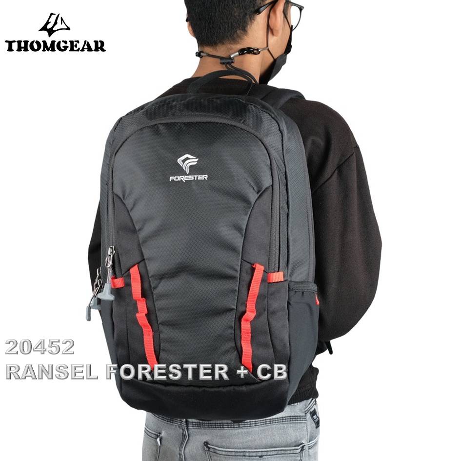 Forester Tas Ransel 20452 Kapasitas 15liter Tas Ransel Cewek Cowok Pria Wanita Bahan Polyester Condura Cocok Untuk Sehari-hari Thomgear Paiton Probolinggo