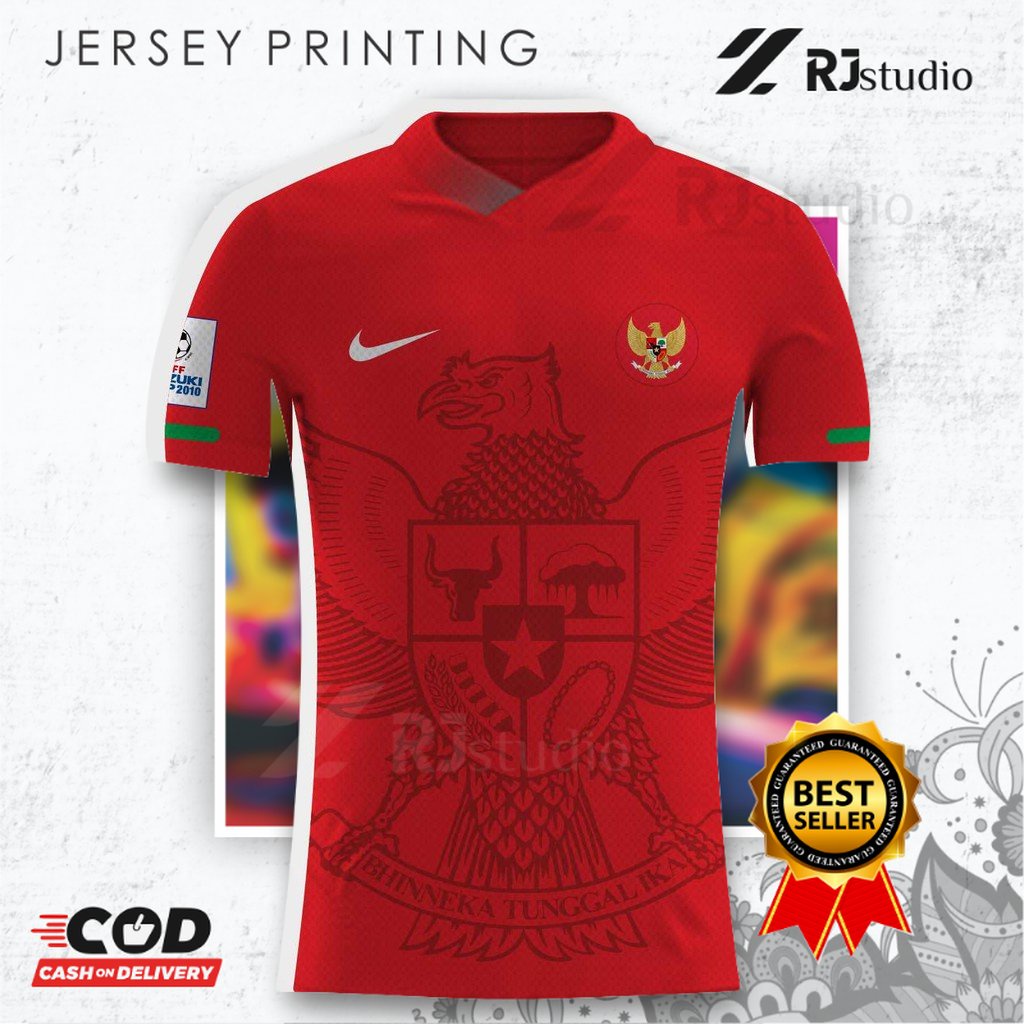 Jersey Printing Timnas Indonesia Home AFF 2010