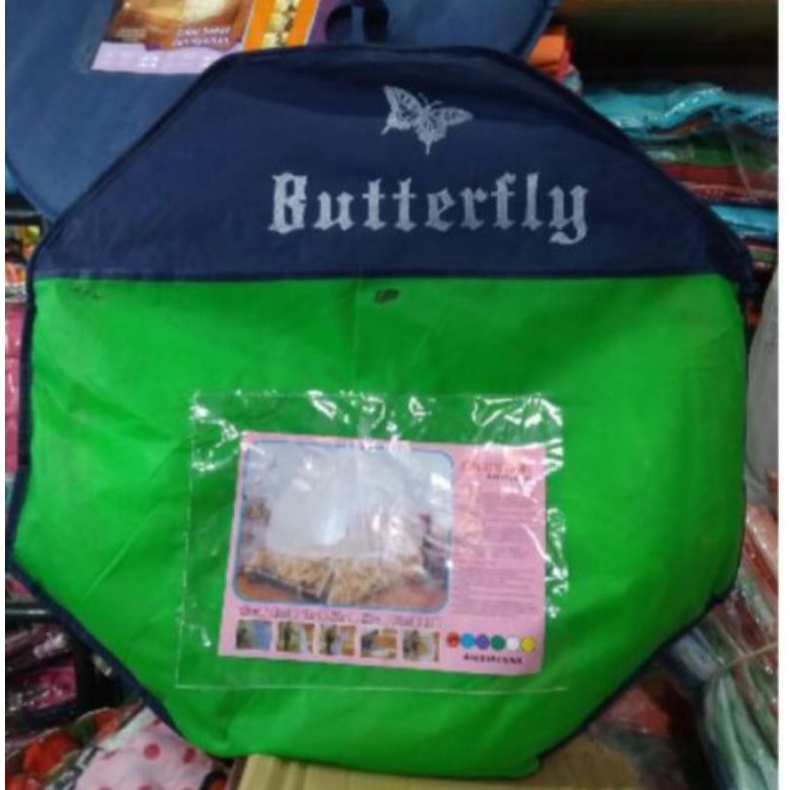 kelambu lipat butterfly 180x200 dan 200x200