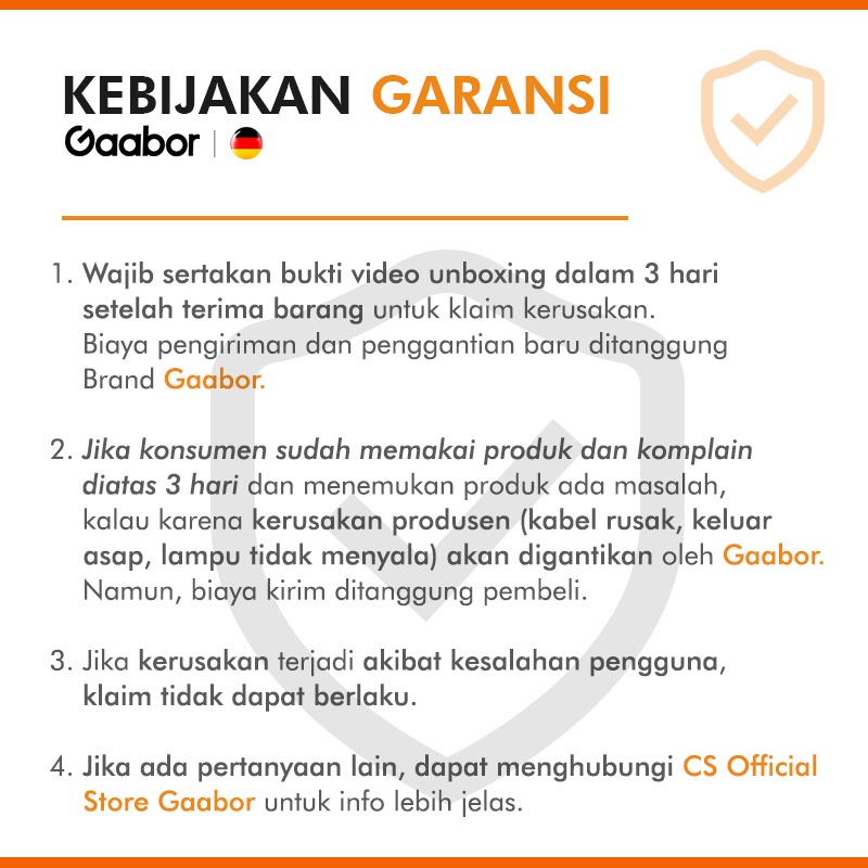 Gaabor Electric Kettle Teko Listrik Pemanas Air 1.8L untuk Satu Keluarga 2 Tingkat Insulasi Panas Temperatur Terkontrol / GK-S18P