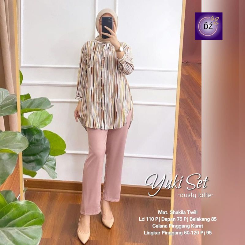 YUKI SET SETELAN BAJU WANITA TERBARU