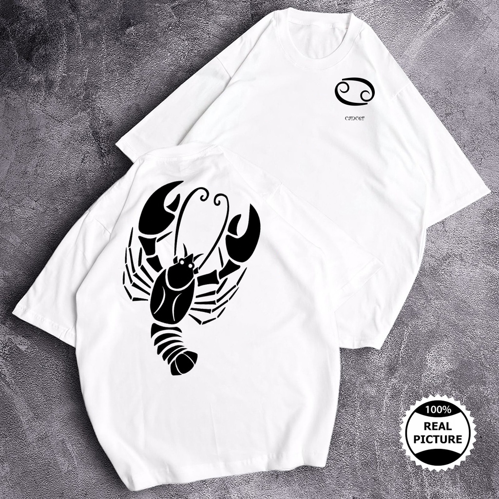 GSC- Kaos Oversize Motif Zodiak part 2 // Kaos Oversize Bahan Cotton 24s