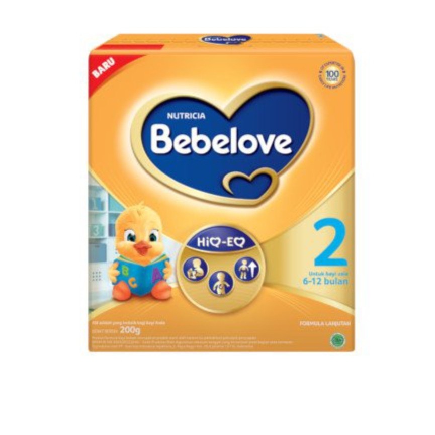 SUSU BEBELOVE 2 (6-12 BULAN) 200 GRAM // SUSU NUTRISI TUMBUH KEMBANG