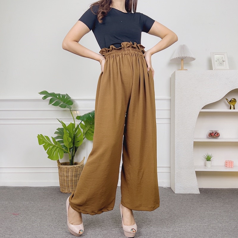 STARLA HIGHWAIST KULOT CRINCLE WANITA