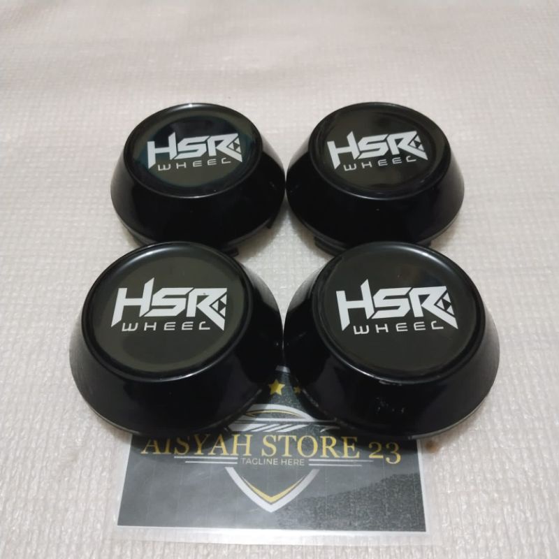 dop roda tutup velg variasi kerucut logo HSR wheel diameter 6,5cm