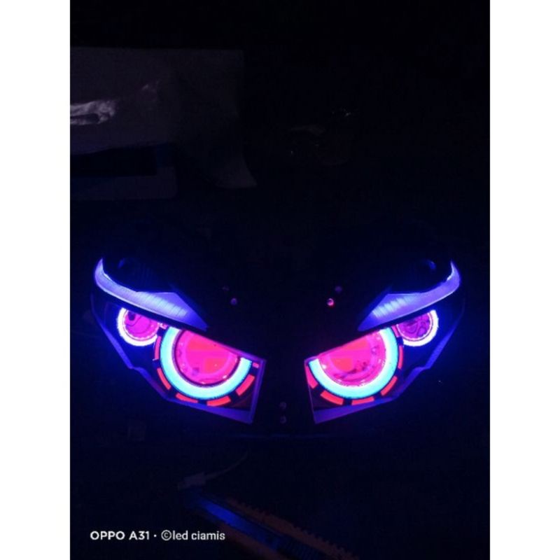 Projie lampu depan Honda Vario 150/125 LED old sen running