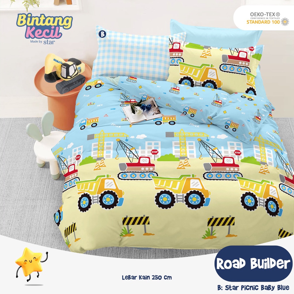 Sprei Anak 100x200 Super single size motif karakter kartun lucu Katun asli anti geser