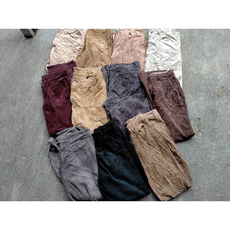 Borongan Celana Corduroy