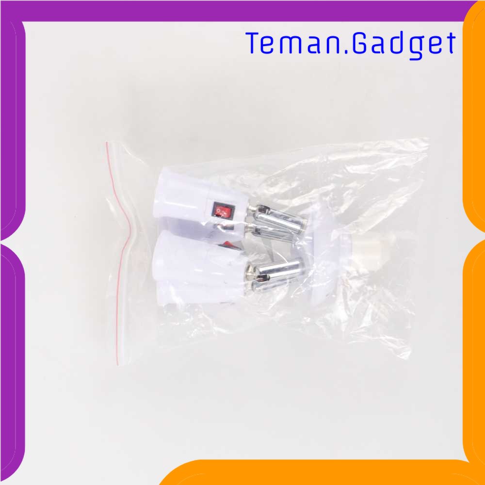 TG - LMP ASMTLED Fitting Lampu Bohlam Studio LED Cabang 4 with Switch E27 - E344