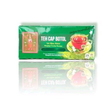 

Teh Cap BOTOL Celup 25 Tea Bags Teh Hijau Melati