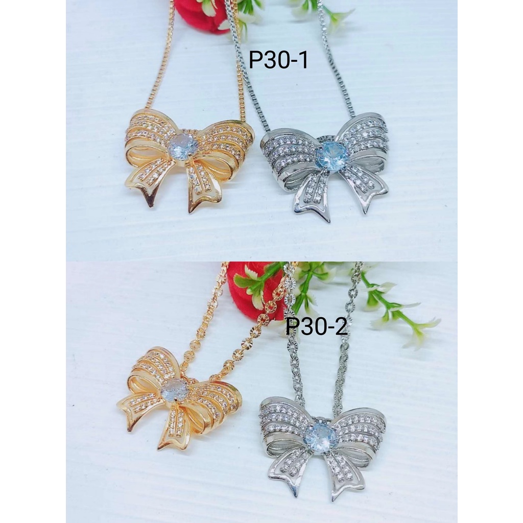 Kalung Xuping Permata Lapis Emas Perhiasan Wanita P30-1/30-2