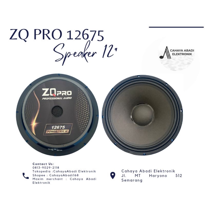 speaker 12inch Zq pro 12675