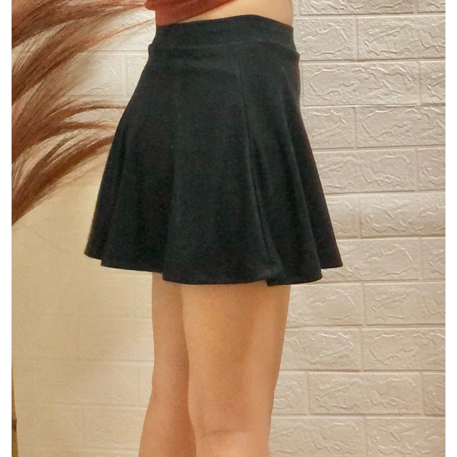 Knit Skirt Rok Pendek Korea Midi Skirt Maxi Skirt Rok Hitam Rok Mini B0280