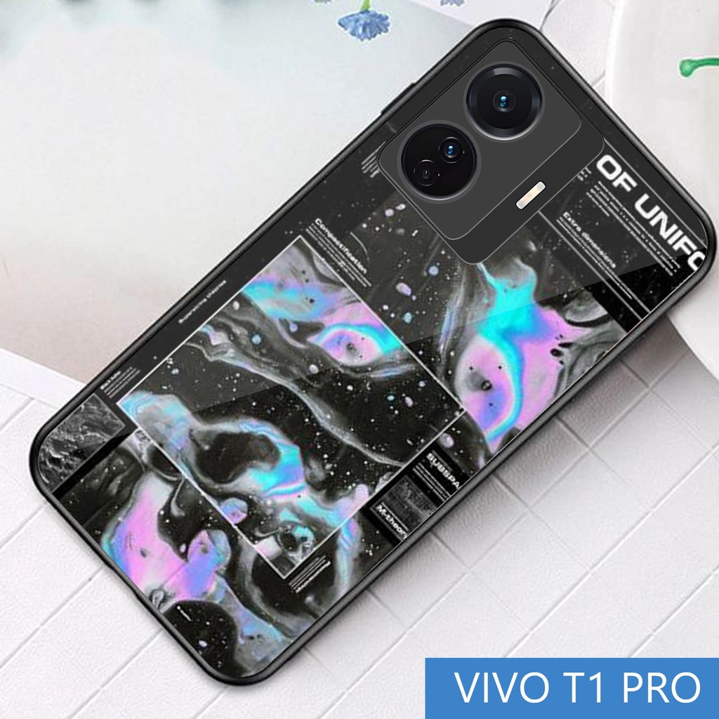 Softcase Glass [S51] VIVO T1 PRO - casing pelindung - VIVO T1 PRO - pelindung handphone - VIVO T1 PR