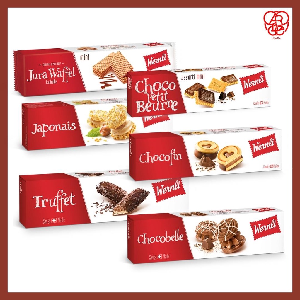 

Wernli Wafers Biscuits Swiss Made Biskuit Wafer 1 Pak