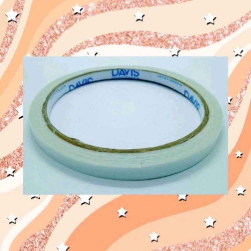 

Double Tape 1/4 Inch ,Perekat Isolasi Bolak Balik Ukuran 1/4 DAVIS