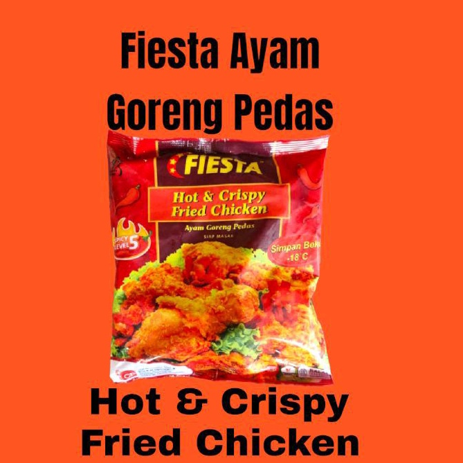

Fiesta Hot & Crispy Fried Chicken / Ayam Goreng Pedas 500gr