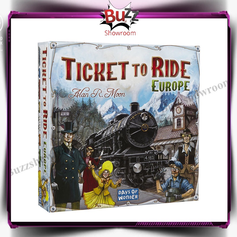 Ticket To Ride Europe Eropa board game