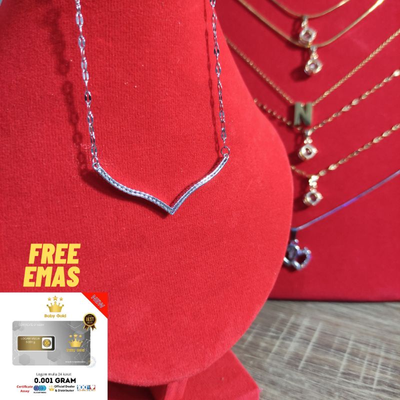 FREE EMAS KALUNG TITANIUM FUJI