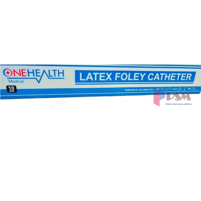 Onehealth Gea Foley Catheter Latex 2 Way / Folley Kateter Selang Urine