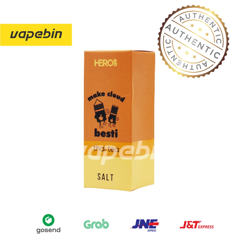 LIQUID BESTI THAI TEA SALTNIC - BESTI SALT NIC 30ML - 30MG