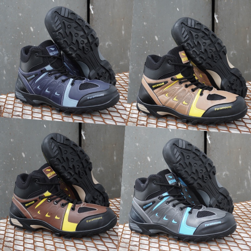 SEPATU SAFETY SEMI BOOTS PRIA KULIT TALI SAVETY BUT SEPTI TALI SEVTI TALI SEPTY TALI SEFTY SEPATU BOOTS UJUNG BESI
