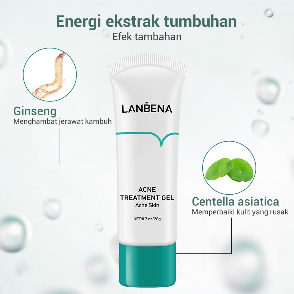 [BPOM] LANBENA Gel Treatment - Wajah Berjerawat (20 g)