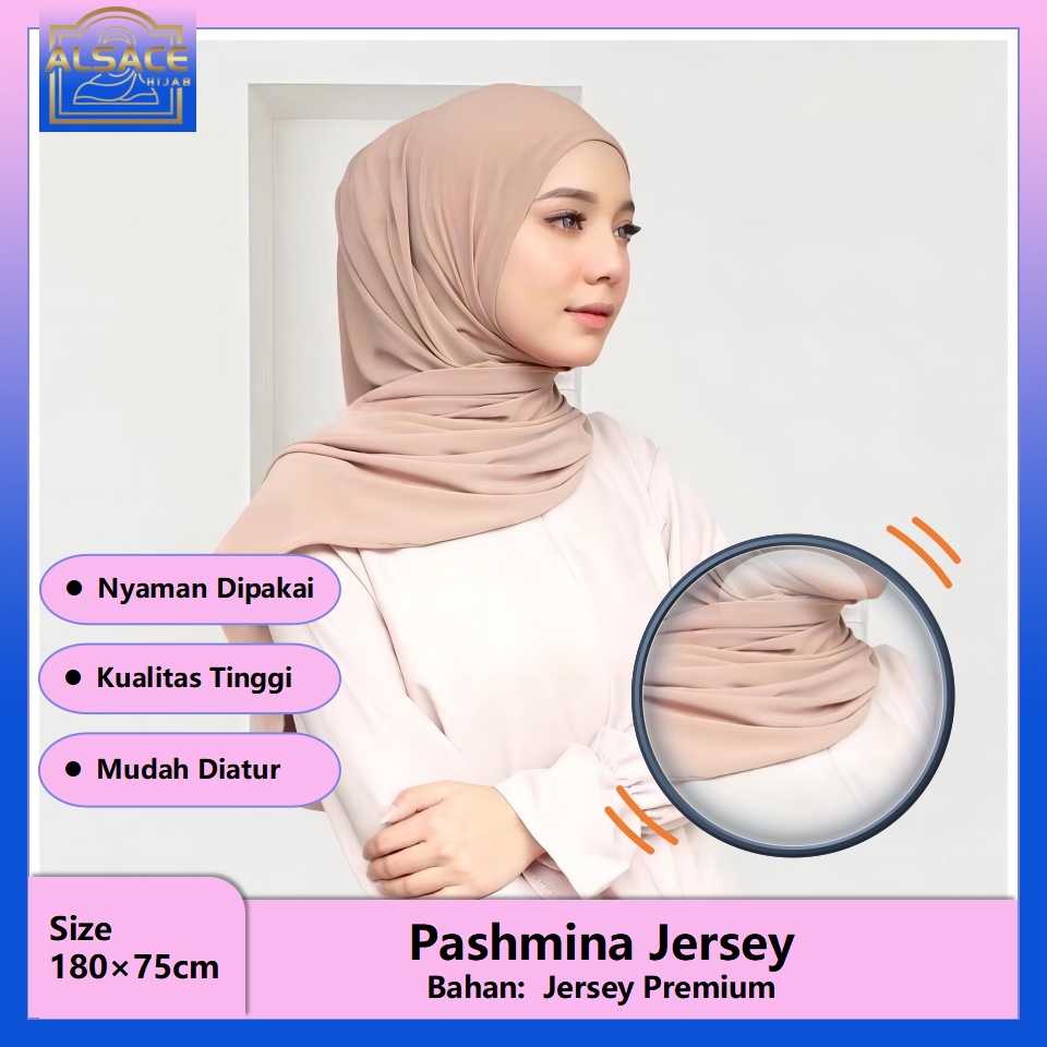 Pashmina Jersey  Hijab Pashmina  Hijab Instant Jersey  Pashmina Malay  Kerudung Pashmina  Jilbab Pas