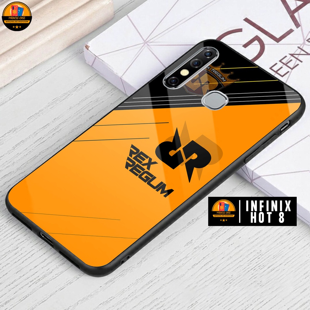 Case INFINIX HOT 8 - Casing INFINIX HOT 8 Terbaru 2022 MIRACLE CASE [ RRQ ] Silikon INFINIX HOT 8 - 
