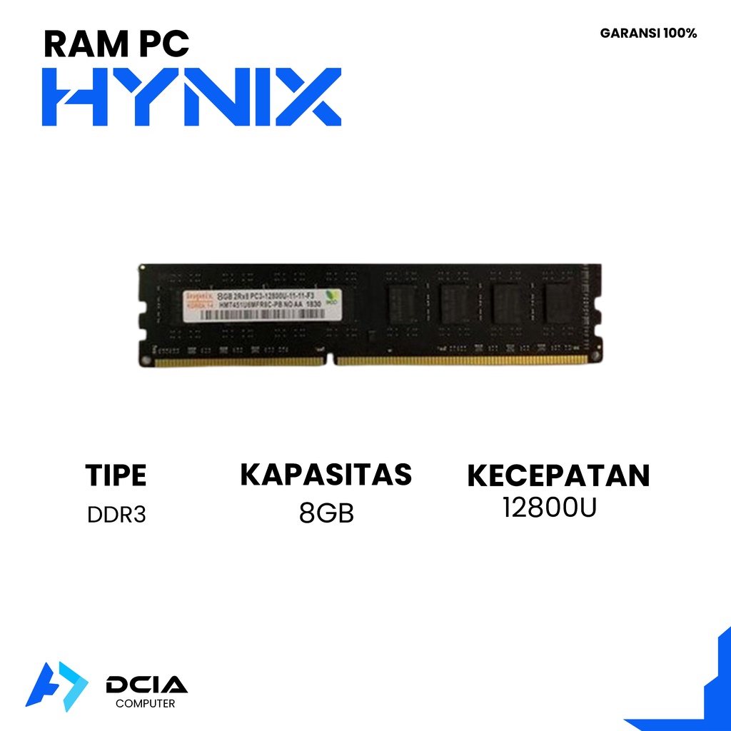 DDR3 8GB LONGDIM PC 12800 NEW