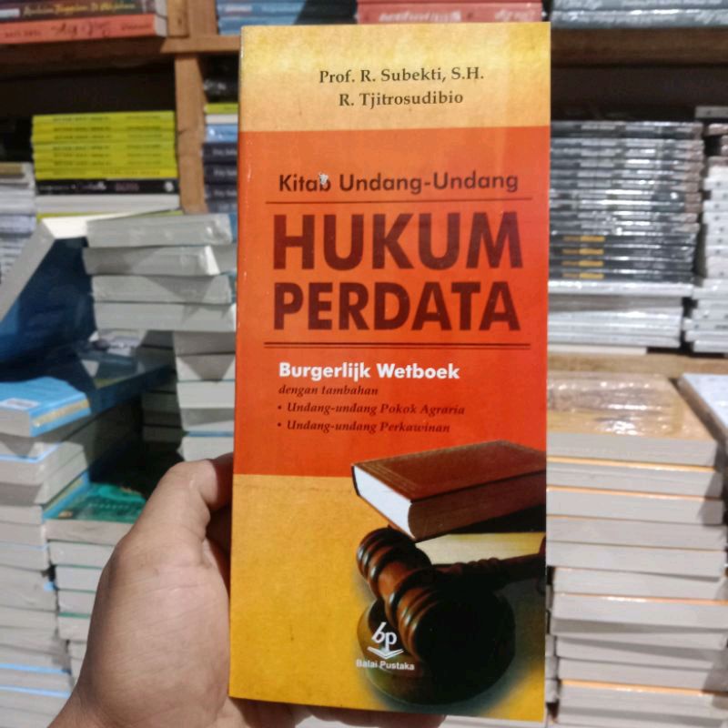 Jual Buku Hukum Perdata Prof R Subekti Shopee Indonesia