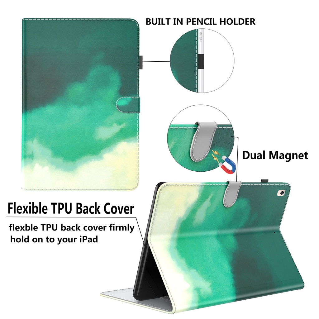 Untuk Huawei MatePad 10.4 SE (2022) AGS5-L09 AGS5-W09 Mate Pad SE 10.4-inci Kualitas Tinggi Tablet Perlindungan Case Fashion Cat Air Kulit PU Casing Flip Dompet Slot Kartu Stand Cover