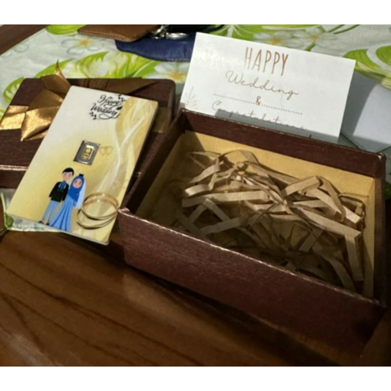 Logam Mulia Emas ANTAM x HARTADINATA 0.1 gr 0.25 gr Custom Design Gift Series