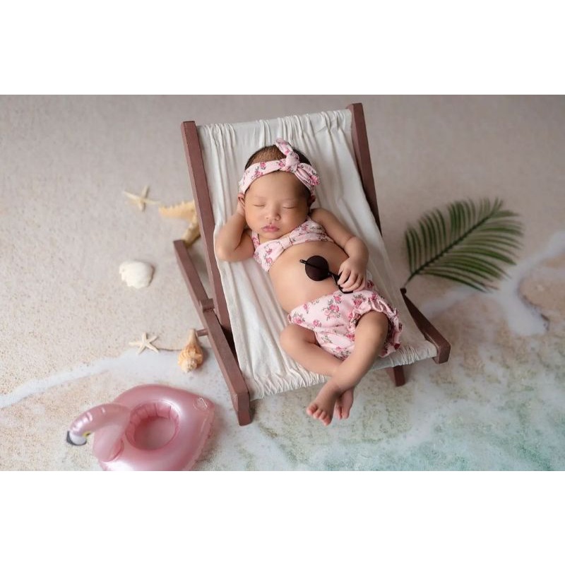 Baby Swimsuit Set Bikini &amp; Topi Baju Renang Bayi Anak  Cewek Swam Cute Swimmers Cozzies