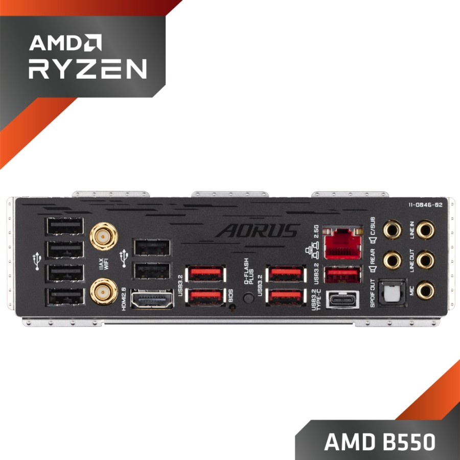 Mainboard GIGABYTE B550 AORUS MASTER (Socket AM4)