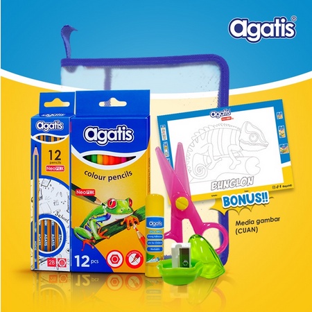 

AGATIS - Paket Alat Tulis Mewarnai SD / Set Lengkap Sekolah
