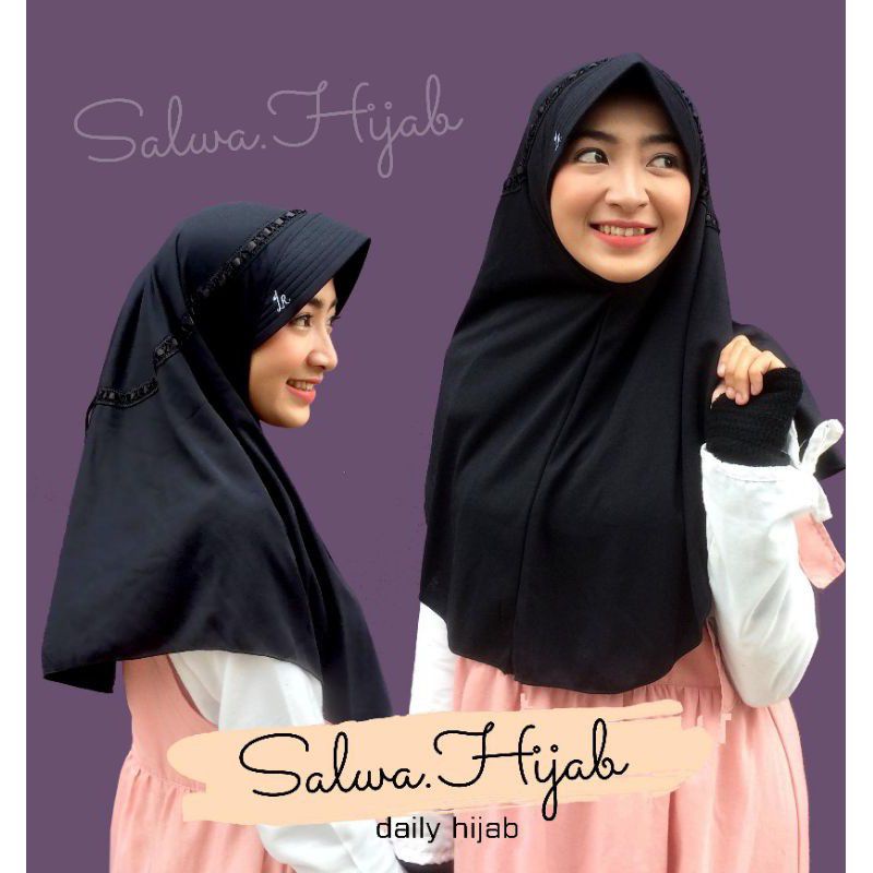Hijab rabbani hitam hijab anak sekolah jilbab sekolah anak sd