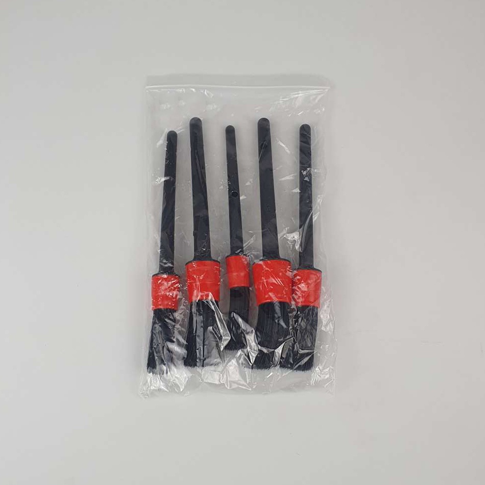 VODOOL Sikat Pembersih Interior Mobil Duster Brush 5 PCS - Black - 7RRSCFBK