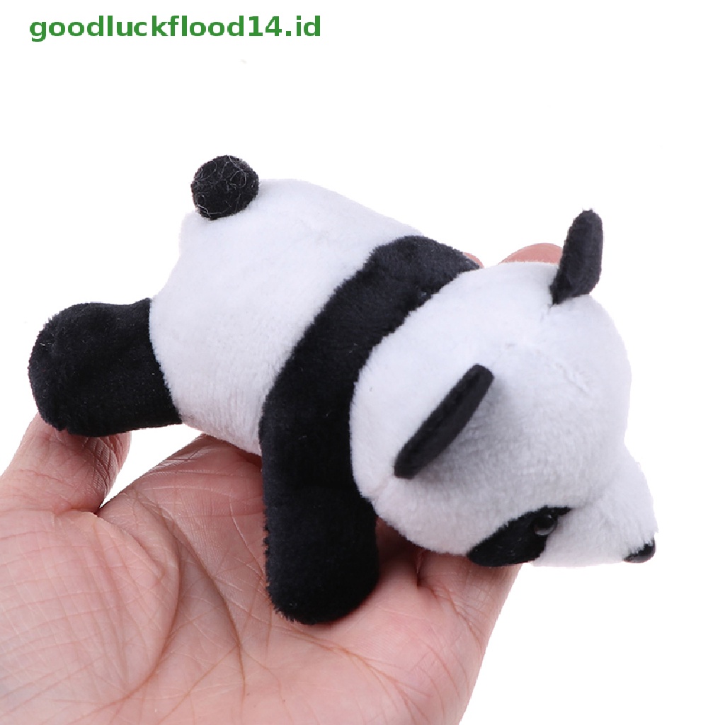 [GOOGFOUR] Lucu Kartun panda Bros Aksesoris ins Gaya Gadis Hati Boneka Mewah panda  [Atasan]