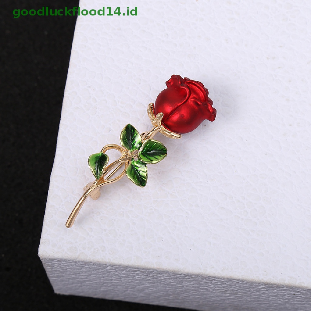 [GOOGFOUR] Koleksi Bros Bunga Mawar Cantik Untuk Wanita Lady Elegant Flower Pin [Atasan]