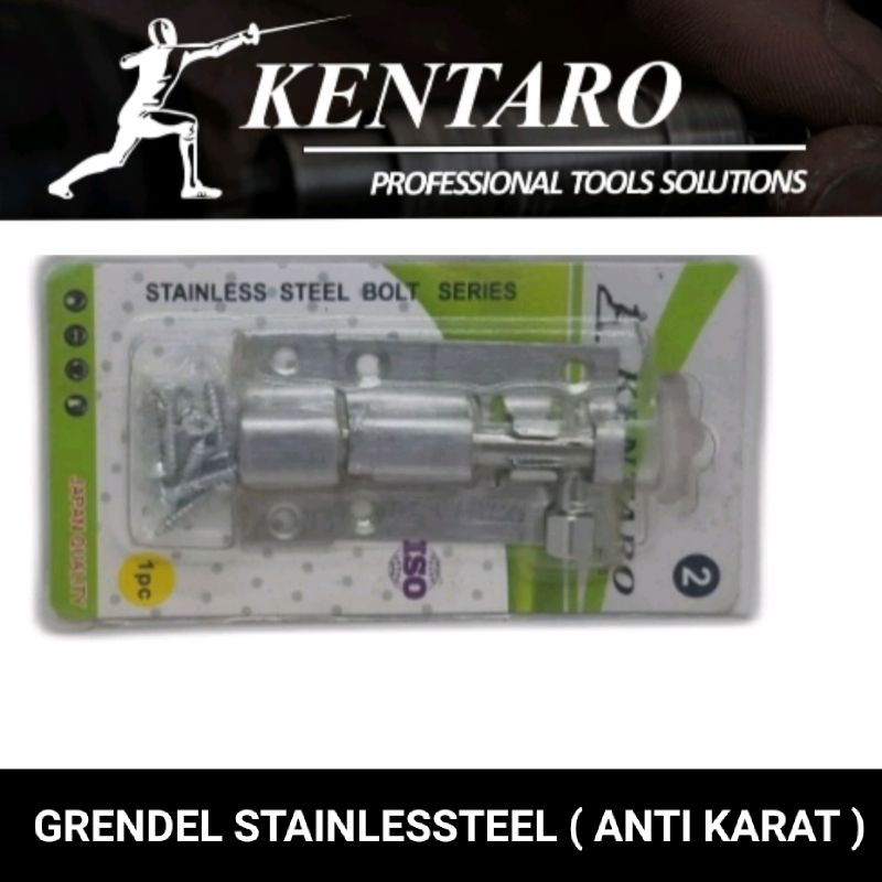 Grendel / selot pintu Stainlesteel anti karat Kentaro Japan quality