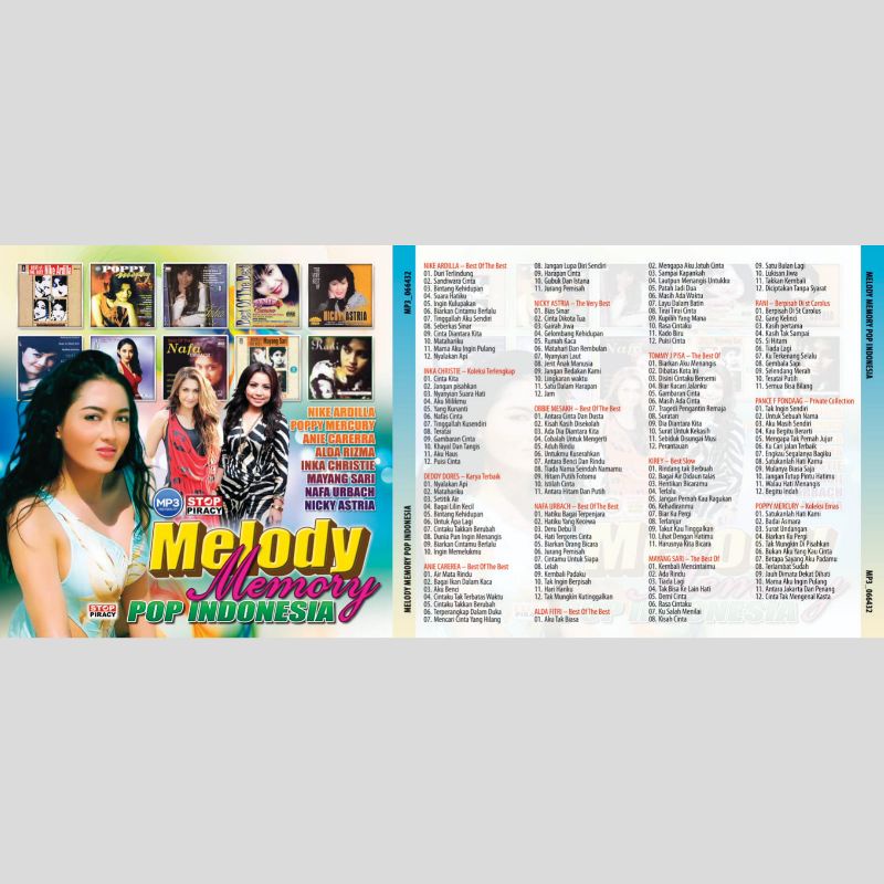 Kaset Mp3 Audio Lagu Nostalgia Melody Memory