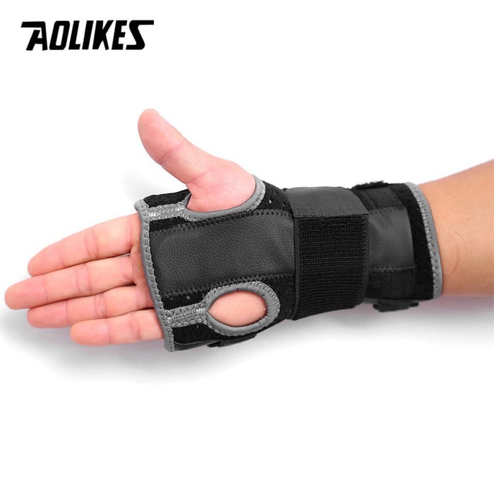 (COD) AOLIKES 1680 Wrist Brace Support Sport WristBand Steel Splint Aolikes 1 Pcs