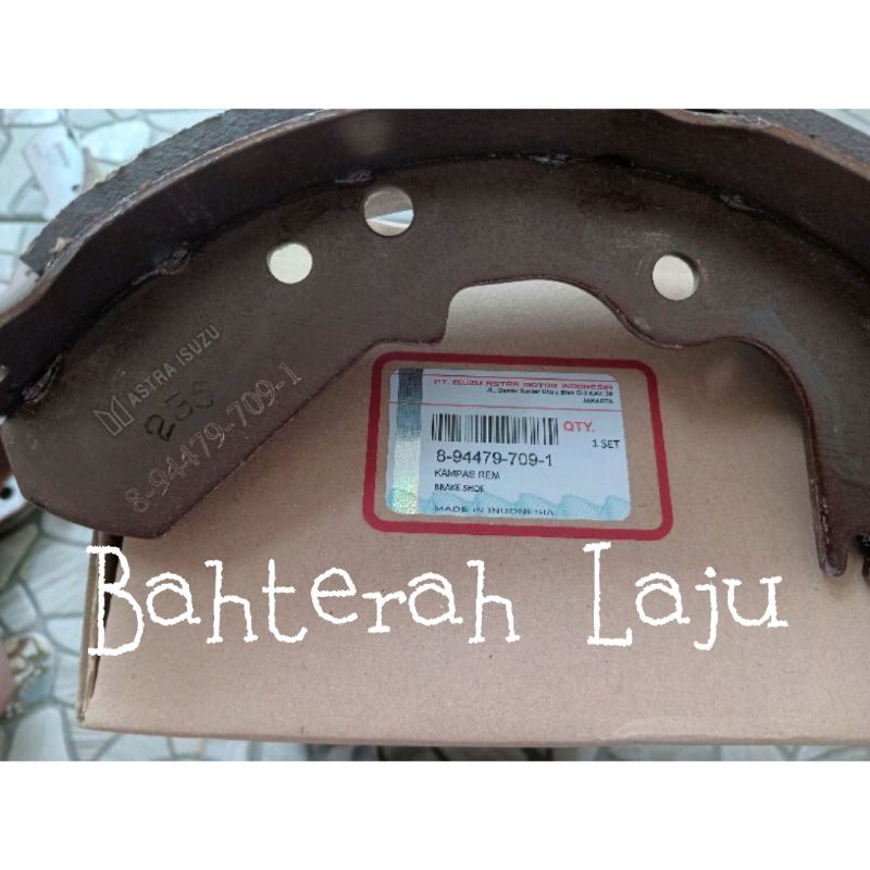 Brakeshoe/Kampas rem belakang Isuzu Panther 2.3/2.5 Good Quality